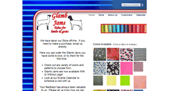 Desktop Screenshot of glambjams.com